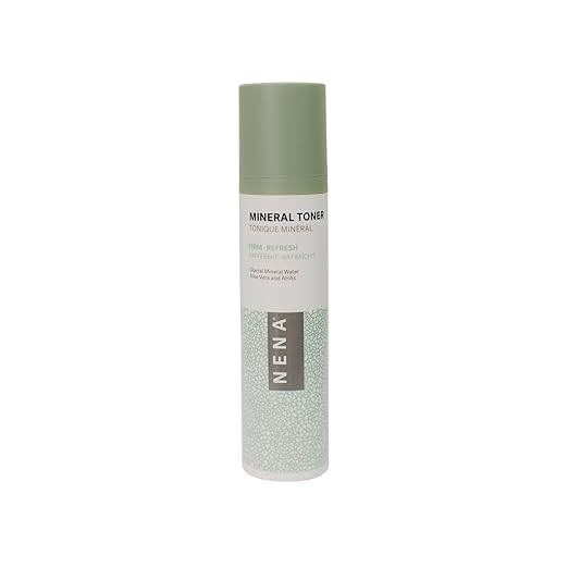 NENA Skincare Mineral Toner - Hydrating Toner for Face with Sodium Hyaluronate and Aloe Vera - Refines Pores, Balances and Plumps Skin - 4 oz