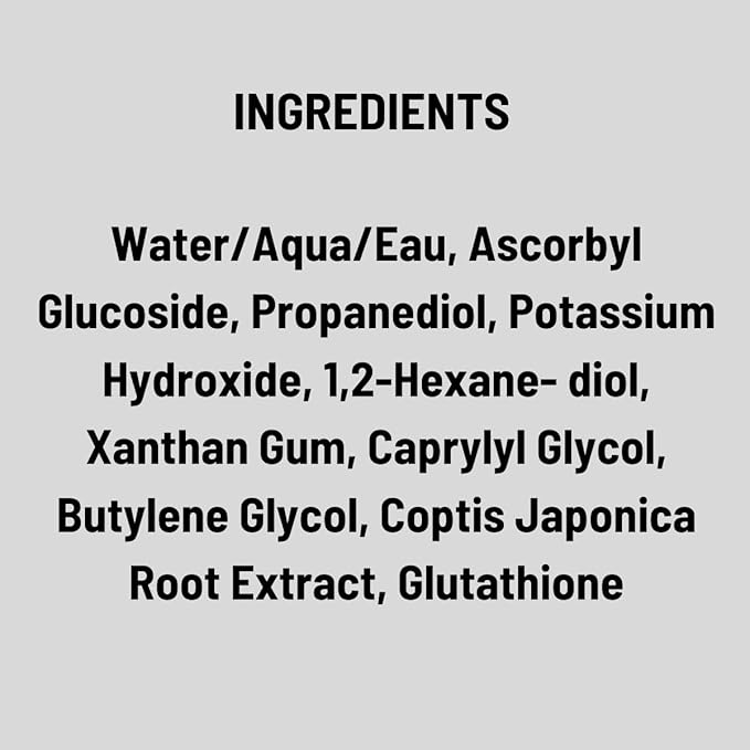 Masque Bar My Ingredients 100% Pure Vitamin C Face Serum - Fades Age Spots, Pore Refining, Wrinkle Repair, Dark Circle Reduction, Even Skin Tone, Mineral Oil & Cruelty-Free, Korean Skincare - 1Fl oz