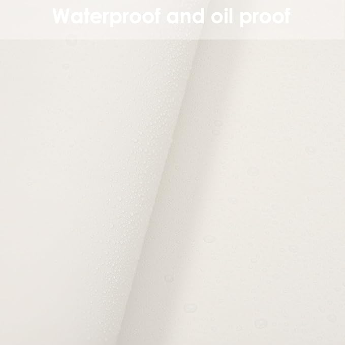 Leather Table Cover,1.8mm Thick,42x42 Inch Table Protector,Table Protector for Dining Room Table,Dining Table Cover,Table Cover Protector,Dining Table Protector(White+White,42x42)