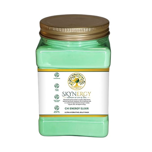 Chi Energy Elixir Jelly Mask - Professional Grade HydroGlo Jelly face Masks for facials professional Peel Off Face Mask for Skin Hydration,Radiance,Reduced Fine Lines,Pigmentation | 30 fl oz