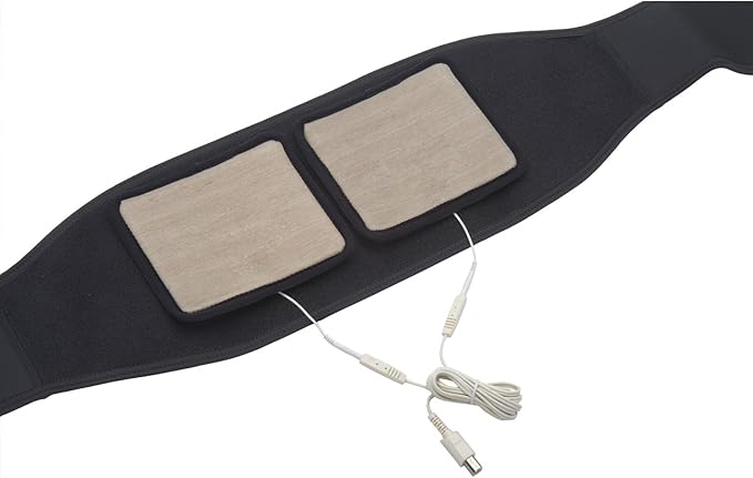 Electric Muscle Stimulator Garment Electrodes TENS Multi Functional Therapy Waist and Back Belt – (EMS/TENS Unit NOT Included)