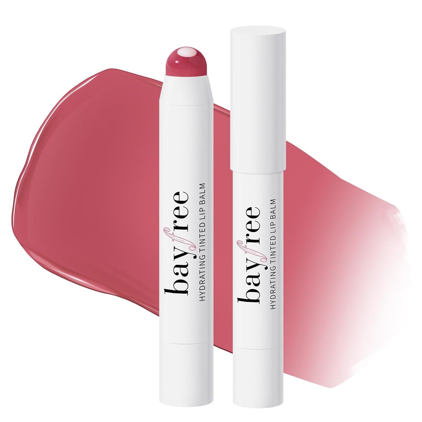 Tinted Lip Balm Plumper, Glossy, Pump Lips, Lightweight, Moisturize & Tint with Jojoba Seed Oil, Vegan Lipbalm Lip Care, Shimmer Orchid