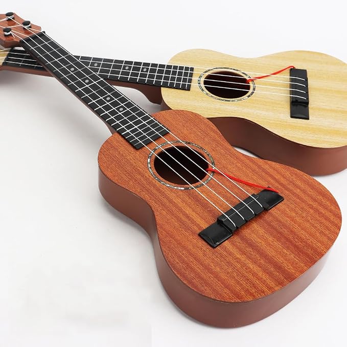 Raimy Kids Ukulele Guitar - 21inch 4 Strings Guitar Children Musical Instruments Educational Toys with Picks for Toddler Kids Boys Girls Beginner (Orange)
