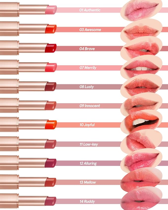 ATHÉ Authentic Lip Balm 11 LOW-KEY (Tinted), Lightweight Wear & Plumping Lips without Stickiness, Moisturizing & Nourishing Plant-Based Vegan Chapstick for Dry, Petrolatum Free, Cruelty-Free