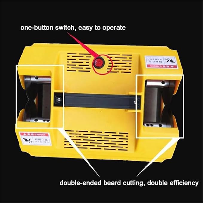 Electric Garlic Root Cutter, Garlic Top Tails Remover Machine, for Garlic, Onion, Single Garlic