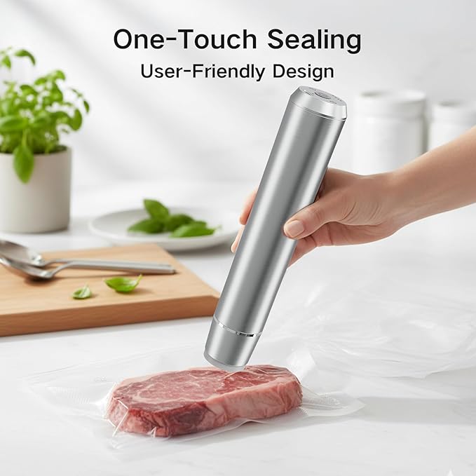 Reusable Vacuum Sealer Bags for Food Storage, 30 Pack BPA-Free (10.23 * 11 in), Freezer & Microwave Safe, Odor & Leak Resistant Vacuum Sealer Vacuum Bag