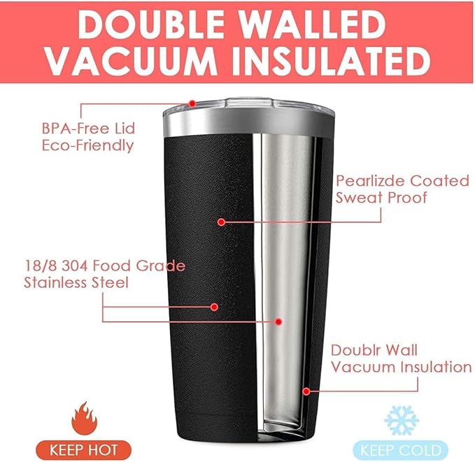 25 pack 20 oz Stainless Steel Insulated Tumbler with Straw and Lid, Double Wall Travel Coffee Mug Vacuum Insulated Bulk Tumbler, Suitable for Vehicle Cup Holders Assorted Colors