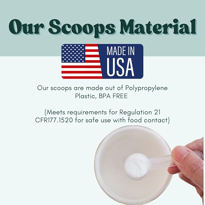 13 mL (13 CC) Long Handle Scoop for Measuring Coffee, Pet Food, Grains, Protein, Spices and Other Dry Goods (Pack of 10)
