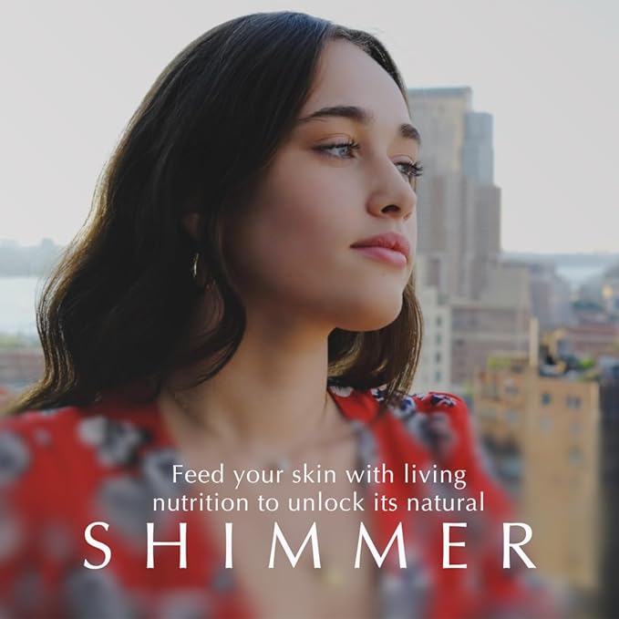 SHIMMER CHEF Grapefruit Glacé Morning Face & Body Balm Organic Skincare with Grapefruit Peel Concentrate Aloe Shea and Mango Butters Hydrates Protects Radiant Shimmery Skin Mood Uplift 1.5 oz