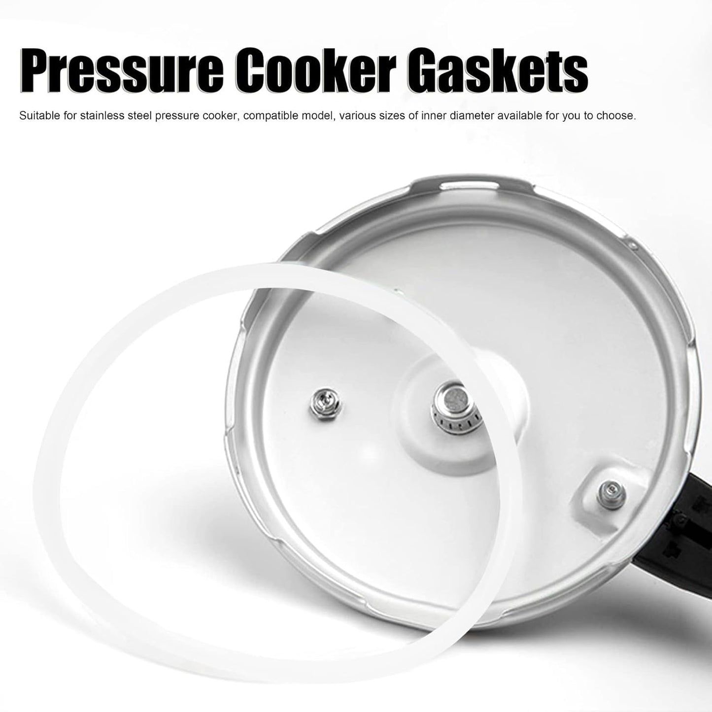 Pressure Cooker Sealing Rings Replacement Accessory, , Suitable for Aluminum Alloy Pressure Cooker, Compatible with Different (22cm)