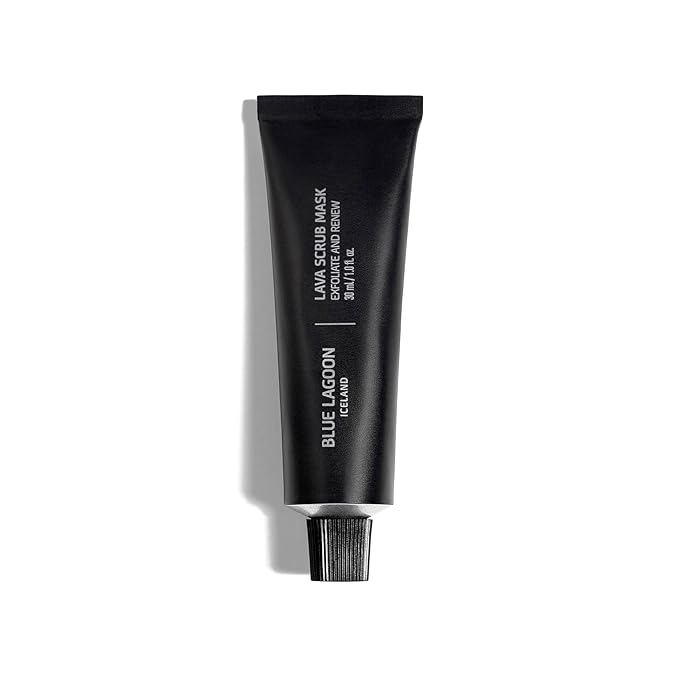 Blue Lagoon - Resurfacing Exfoliating Volcanic Lava Scrub Face Mask - Hydrating Face Mask - Moisturizing Face Mask - Face Scrub - Hydrating Mask - Bioactive Icelandic Skincare (1 oz | 30 ml)