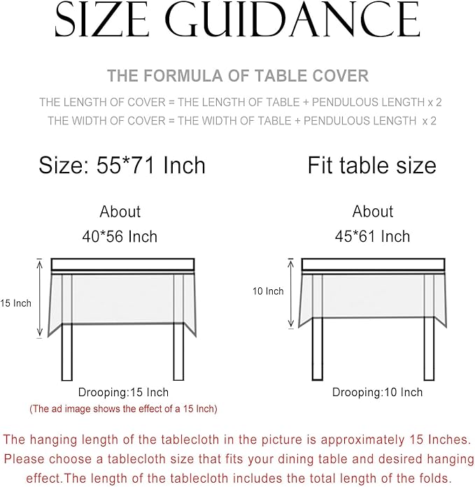 patdrea Designer Linen Small Rectangular Table Cloth,French Vintage Red Floral Tablecloth,Breathable Dacorative Cover for Kitchen Dining,Tea Party,Christmas,Thanksgiving,Holiday,55"x71"-Newmari