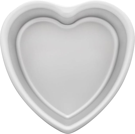 Fat Daddio's PHT-103 Anodized Aluminum Heart Cake Pan, 10 x 3 inch