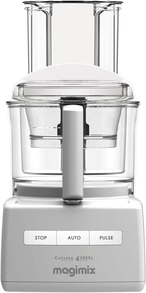 Magimix Compact 4200 XL White 950 Watt Food Processor with Recipe Book