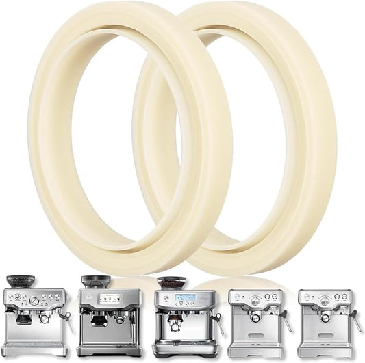 54MM Silicone Steam Ring 2PCS，Brevilles Gasket Replacement for Breville Espresso Machine Parts Breville Espresso Machine Accessories 878/870/860/840/810/500/450 and Sage 500/870/875/880/810/878