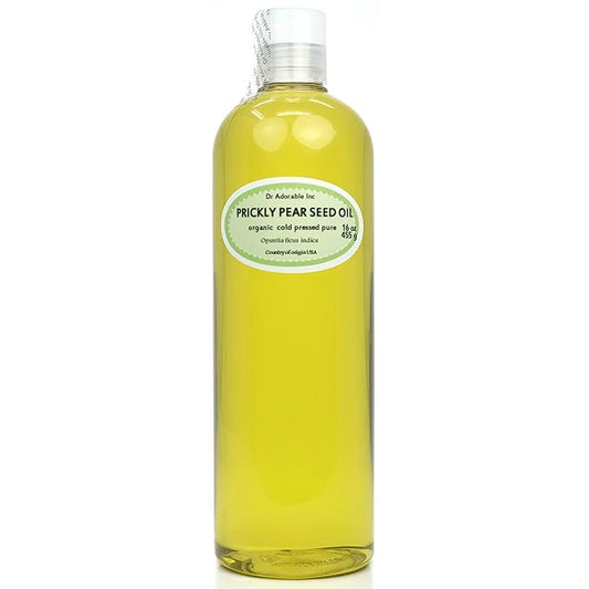 Dr Adorable - 16 oz - Prickly Pear Seed Oil - 100% Pure Natural Organic Cold Pressed