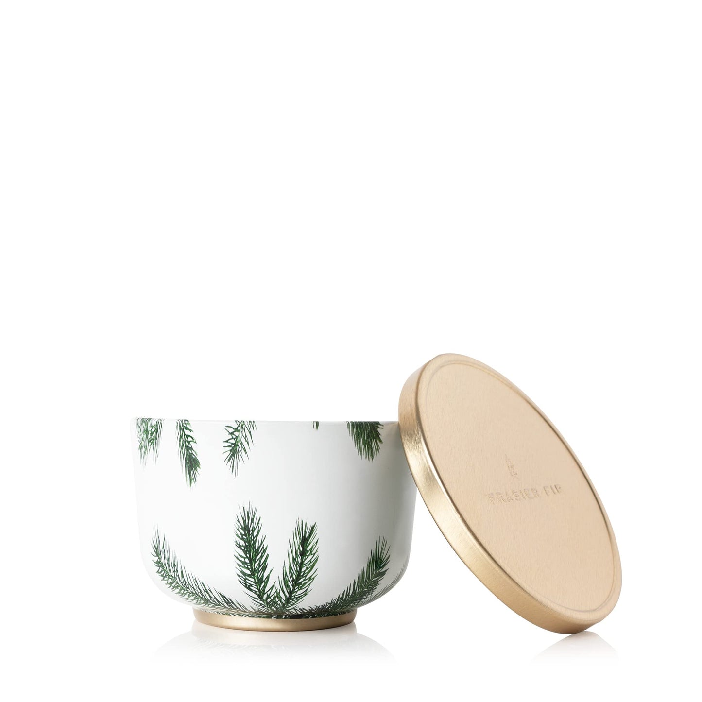 Thymes Scented Candles for Women & Men – Tin with Lid – Luxury Home Decor – Holiday Candles with Notes of Crisp Siberian Fir Needles, Cedarwood, & Sandalwood (Frasier Fir, 6.5 oz)