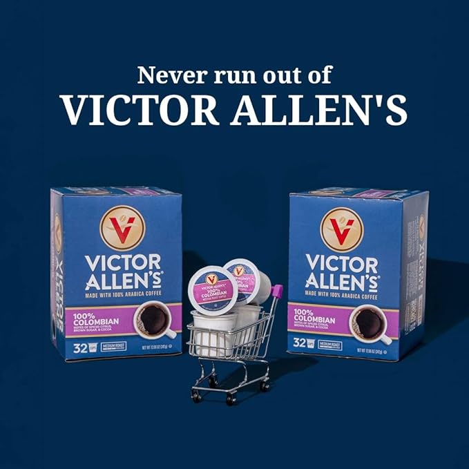 Victor Allen's Coffee French Roast, Dark Roast, 200 Count, Single Serve Coffee Pods for Keurig K-Cup Brewers