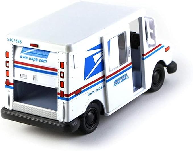 United States Postal Mail Truck USPS 1987 Grumman LLV 1:36 Scale Die Cast Metal 5 Inch Model Toy Truck