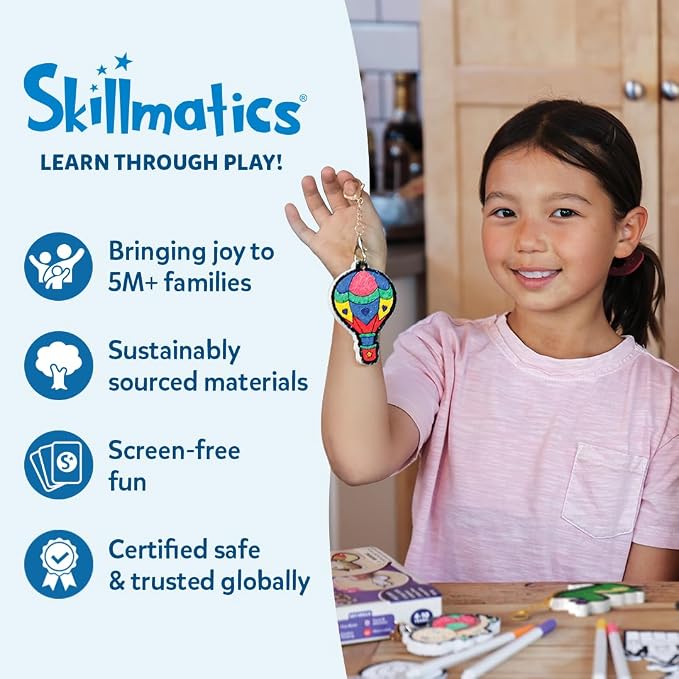 Skillmatics Foil Fun - Bugs & Butterflies, No Mess Art for Kids, Craft Kits & Supplies, DIY Creative Activity, Travel Toys, Gifts for Boys & Girls Ages 4, 5, 6, 7, 8, 9