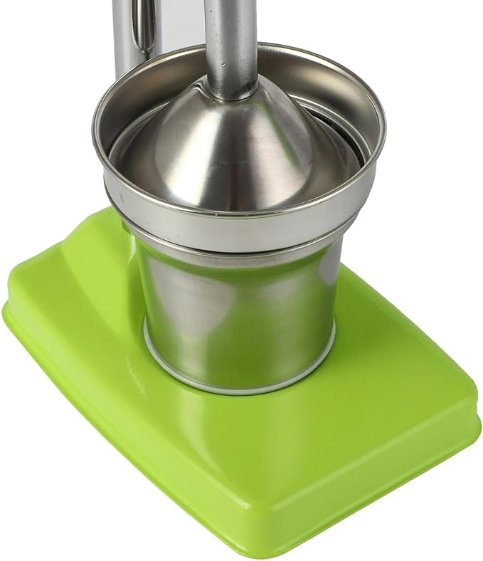 Cast Iron Hand Juicer, Manual Citrus Press, Heavy Duty Lime Lemon Orange Juicer for Fresh Juice, Easy Clean