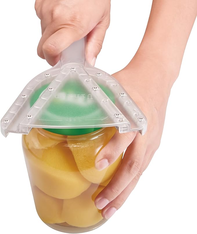 Jar Opener for Weak Hand & Seniors with Arthritis,Easy Twist Off Bottle Caps,Patent | Unique Kitchen Gadgets, Christmas Gifts for Elderly/Women/Men (Blue)