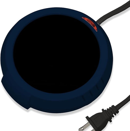 Durable Heavy Portable Large Warmer Safe Plate for Candle Jar & Mug Warmer, Dark Blue Pack