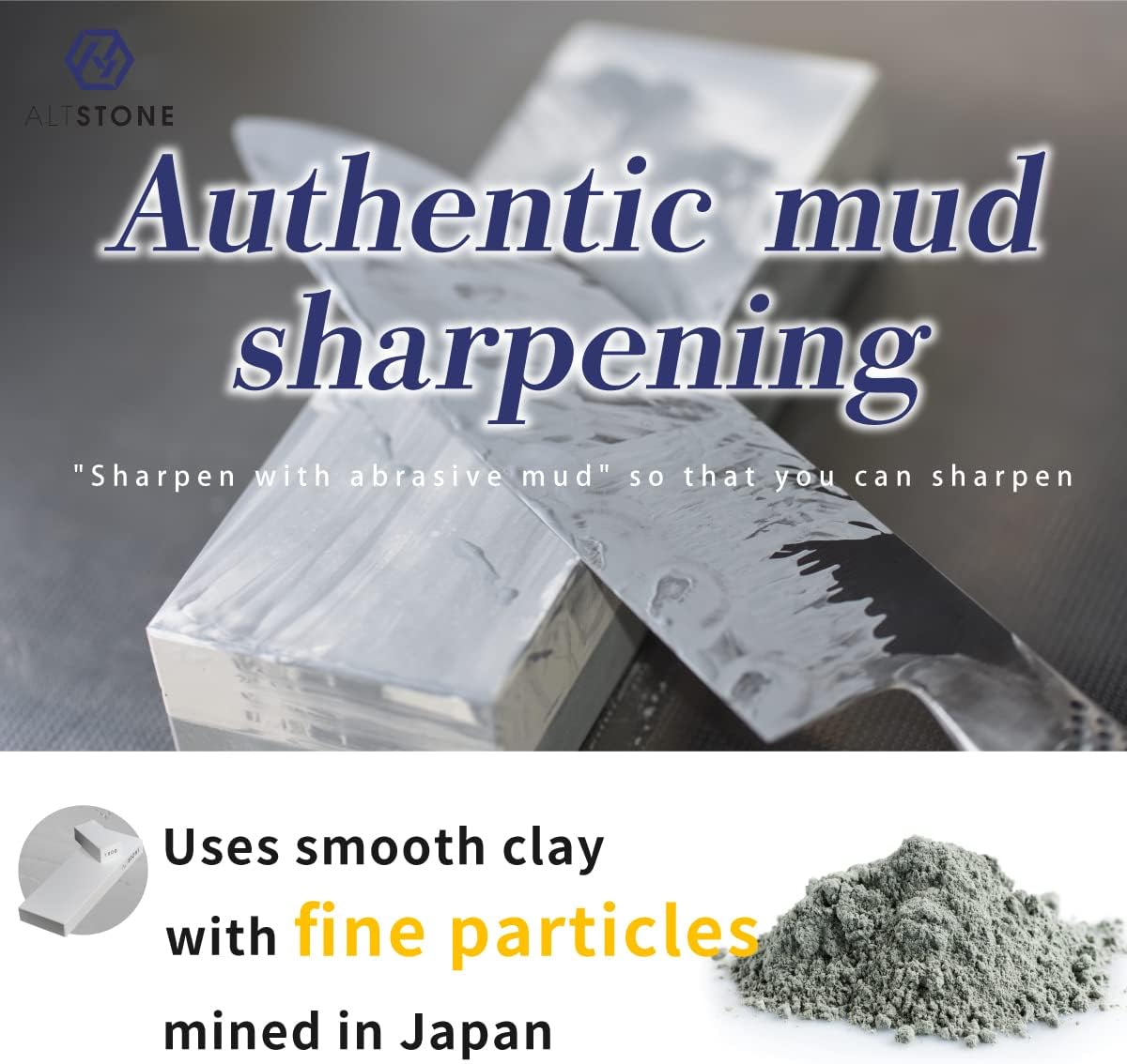 FUKAMI Whetstone Sharpening stone super finishing grit 8000 w/Nagura, 7.1" x 2.4" x 0.8" (Pro Power. Perfectly Compact for home use), Made in Japan (#8000)