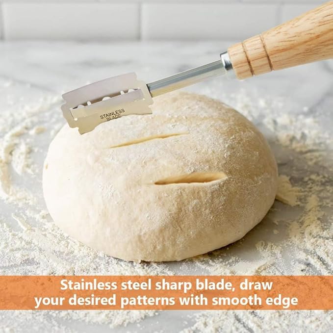 Danish Dough Whisk (with lame)