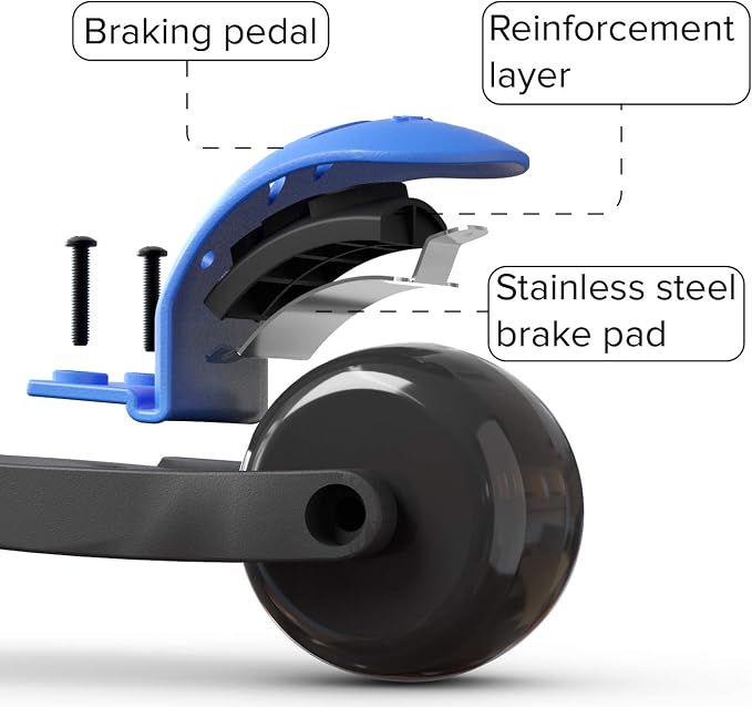6KU Scooter for Kids Ages 3-10 with Flash Wheels, Kids Scooter 4 Adjustable Height, Toddler Scooter Extra-Wide PU LED Wheels, 3 Wheel Scooter for Kids for Girls & Boys Learn to Steer…