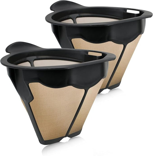 Coffee Filter Replacement for Ninja Coffee Maker - Cone Reusable Permanent Coffee Filter Compatible with Ninja Coffee Machine CM300 CM305 CM360 CM371 CM401, Replacement Parts for Ninja Coffee Maker