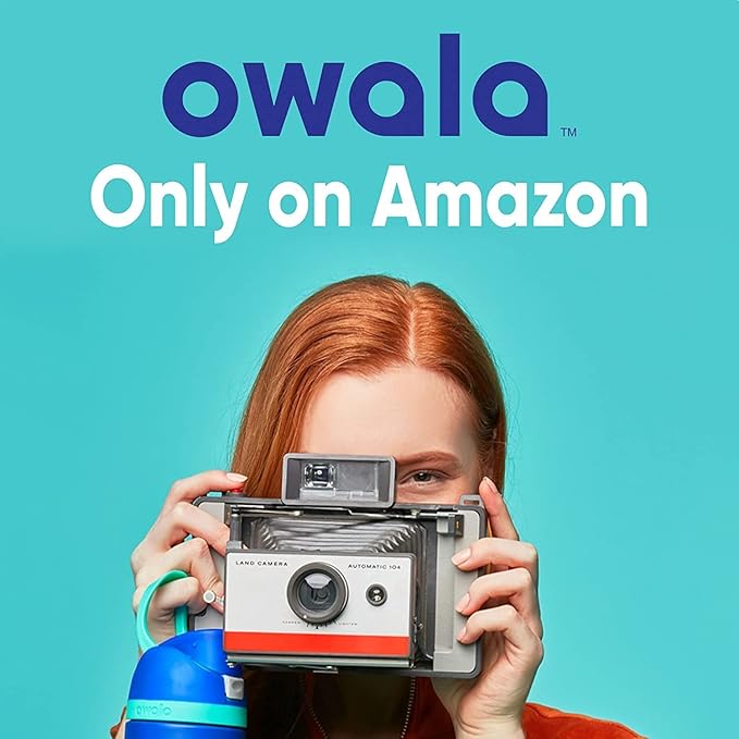 Owala FreeSip Insulated Stainless Steel Water Bottle with Straw for Sports, Travel, and School BPA-Free Sports Water Bottle, 40 oz, Foggy Tide