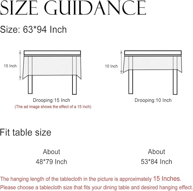 ISAENNE Designer Floral Linen Long Rectangle Tablecloth,French Off White Elegant Table Cloth,Washable Home Decor Tablecloths for Dining Thanksgiving Kitchen Christmas,63"*94"-Grace B