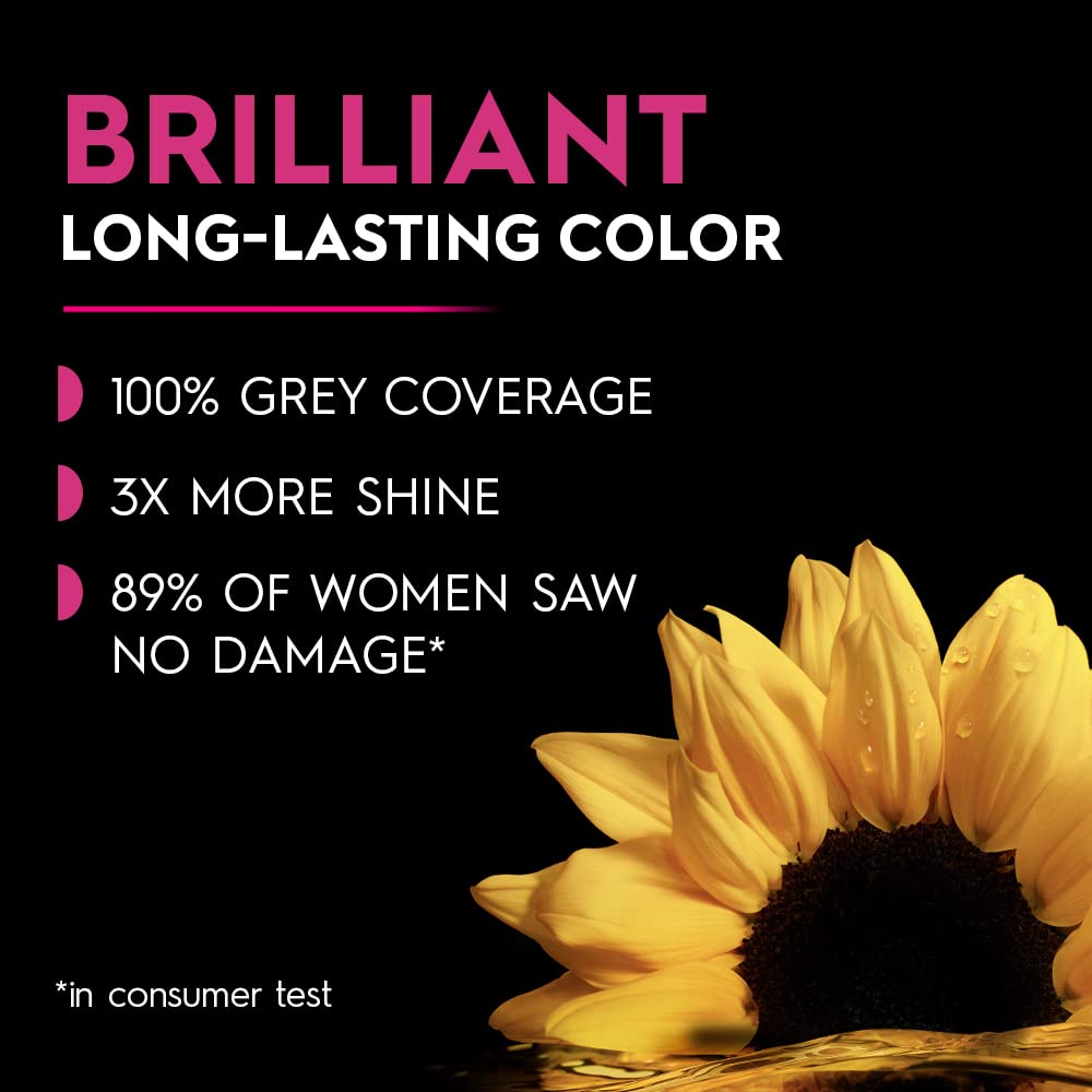 Garnier Hair Color Olia Ammonia-Free Brilliant Color Oil-Rich Permanent Hair Dye, 8.22 Medium Rose Gold, 2 Count (Packaging May Vary) (Pack of 2)