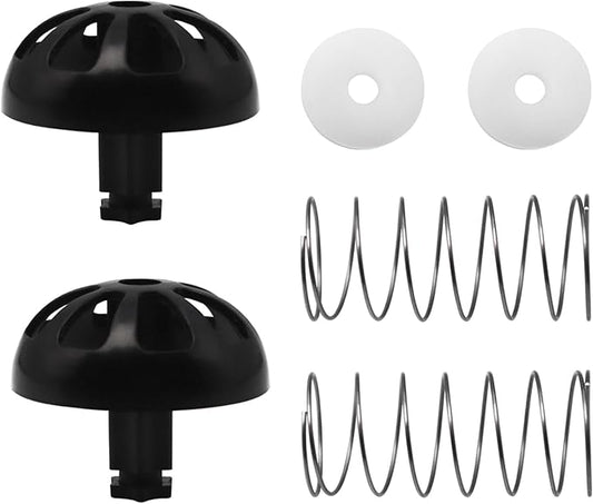 Coffee Machine Brewing Basket Bottom Spring Loaded Stopper Kits for Coffee Makers Brew Basket, Replacement for Mr. Coffee Hamilton Coffee Machine Accessory 990117900 990237500(2 PC)
