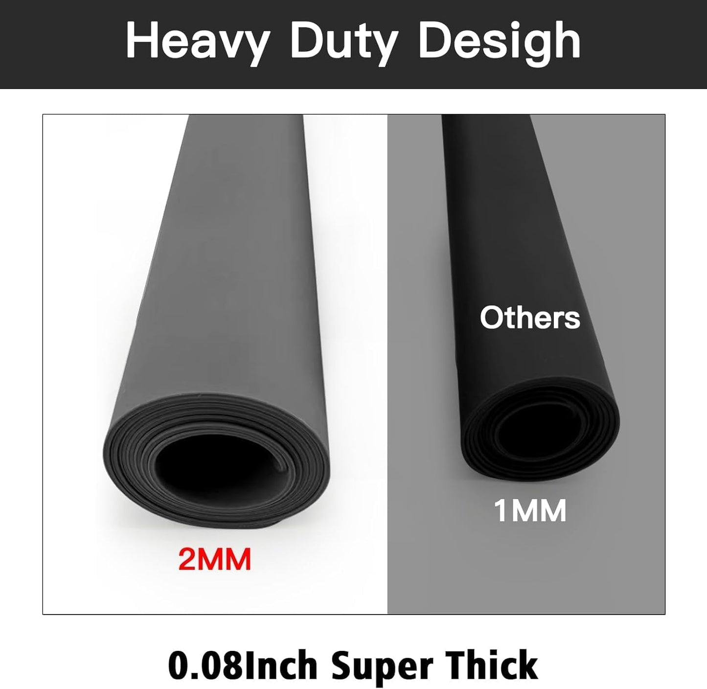 2MM Thick Large Silicone Mat, 47.2"x23.6"(120cmx60cm) Silicone Mats for Kitchen Counter, Heat Resistant Mat, Non-Slip Kitchen Counter Mat, Waterproof Countertop Protector for Craft, Translucent Gray