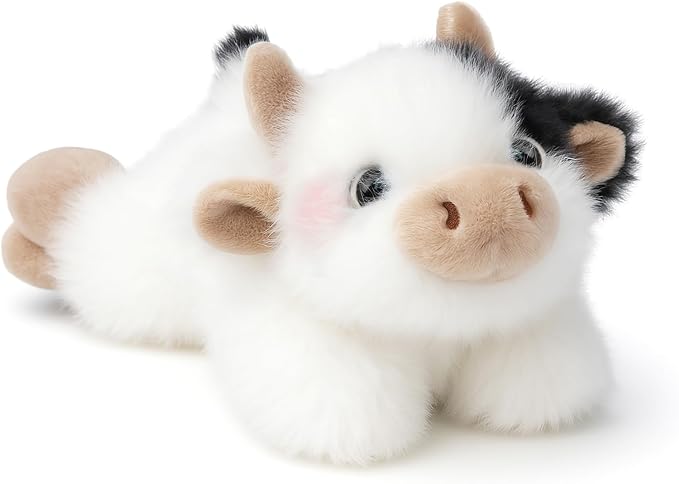 Adorable Cow Stuffed Animal Soft Plush Cow Plush Toy Cute Birthday Gifts for Kids Adults