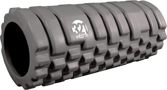 321 STRONG Foam Roller - Medium Density Deep Tissue Massager for Muscle Massage and Myofascial Trigger Point Release, with 4K eBook