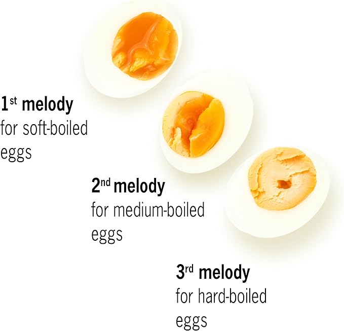 Tiger BeepEgg – Egg Timer for Boiling Eggs – Musical Egg Cooker for Soft, Medium, Hard Boiled Eggs – Food Safe – Singing Floating Egg Timer – Egg Cooker for 3 Levels of Doneness - Brainstream