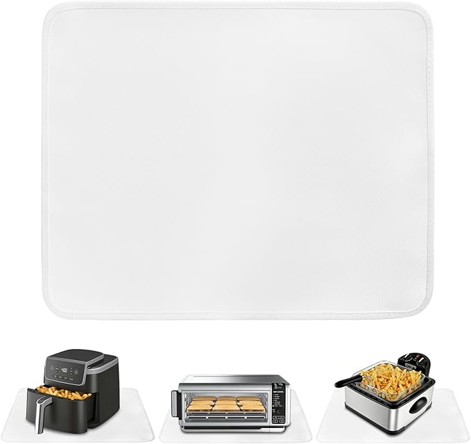 Heat Resistant Mat for Air Fryer, Oven, Countertop, 15x18in Hot Pads for Kitchen Counter, Heat Shield & Quartz Countertop Protector Mat, Air Fryer & Coffee Machine Accessories