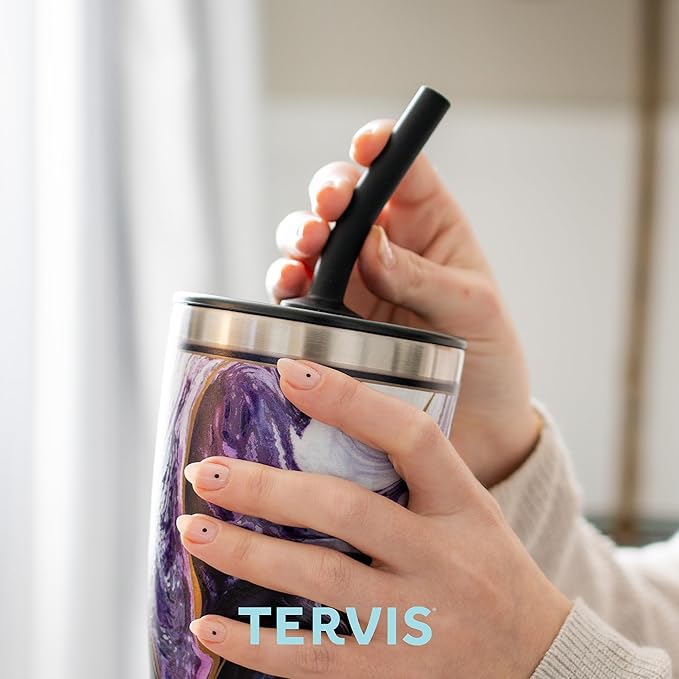 Tervis Traveler Star Wars Helmet Detail Triple Walled Insulated Tumbler Travel Cup Keeps Drinks Cold & Hot, 30oz - with Straw Lid, Stainless Steel