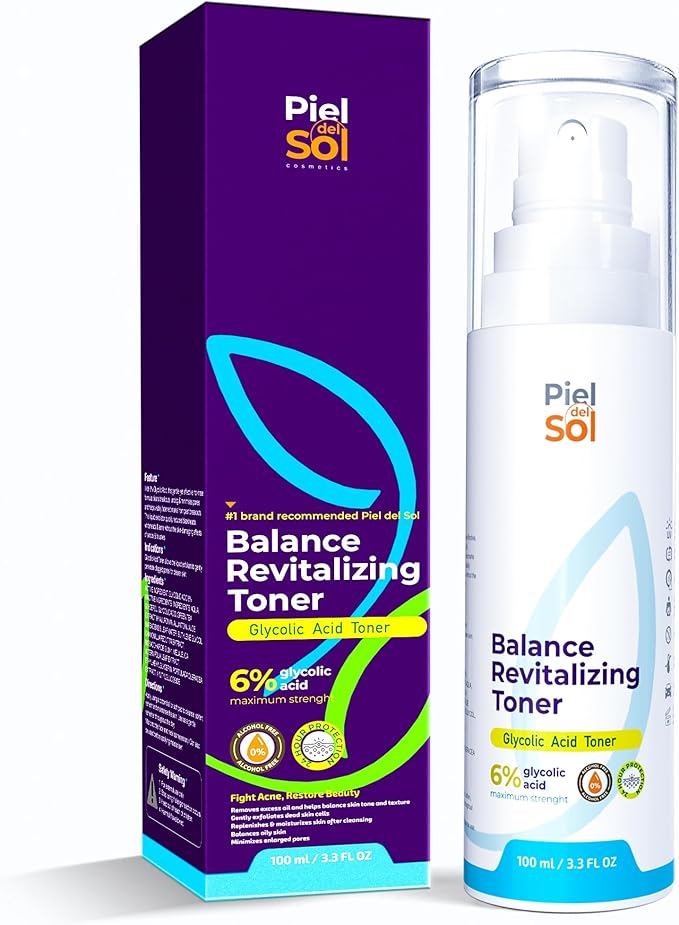 Alcohol-Free Facial Toner for Exfoliation, Intensive Hydration with Natural Antioxidants for Skin Regeneration, Ideal for All Skin Types, and Soothing & Revitalizing Face Toner 100ml.