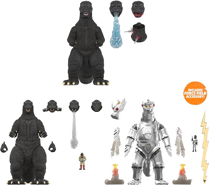 Super7 ULTIMATES! Godzilla '54-8" Toho Godzilla Action Figure with Accessories - Classic Movie Collectibles and Retro Toys