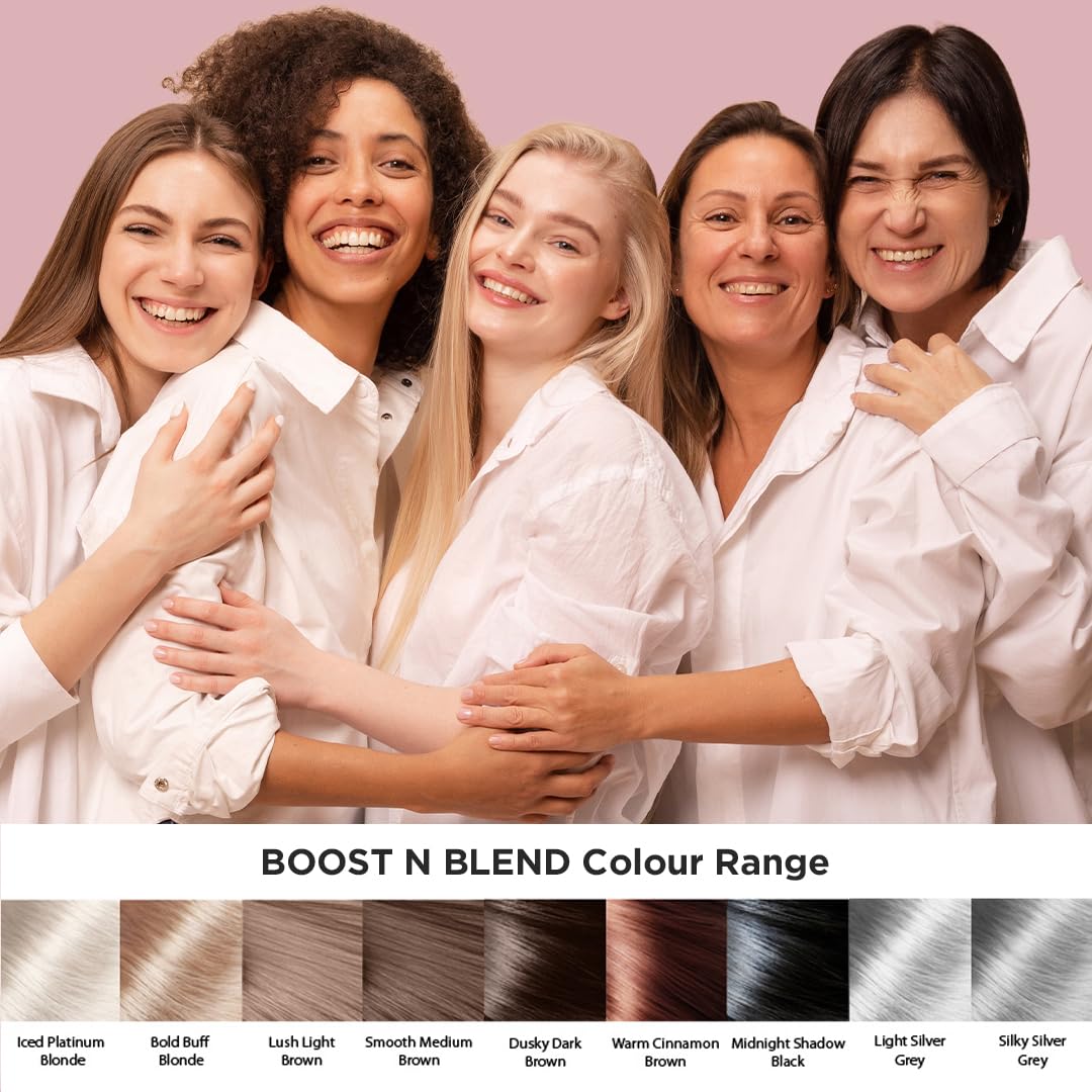 Boost N Blend Scalp Concealer - Hair Volumizer with Fibers for Thinning Hair & Visible Scalp in Women (25g/0.88oz)