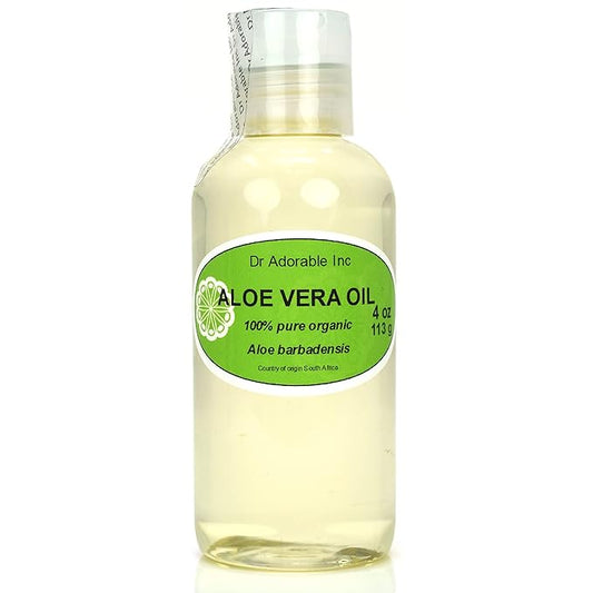 Dr Adorable - 4 oz - Aloe Vera Oil - 100% Pure Natural Organic