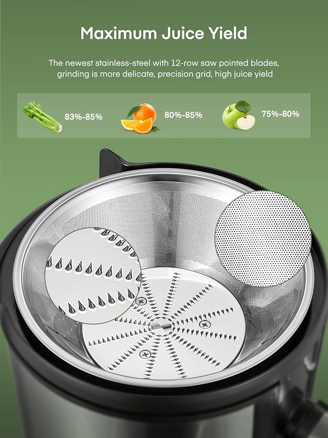 Juicer Machines Vegetable and Fruit, 800W Powerful Juilist Centrifugal Juicer Machines Easy to Clean with Brush, Dual Speeds Juice Extractor Machine with Large 3'' Feed Chute & Anti-Drip