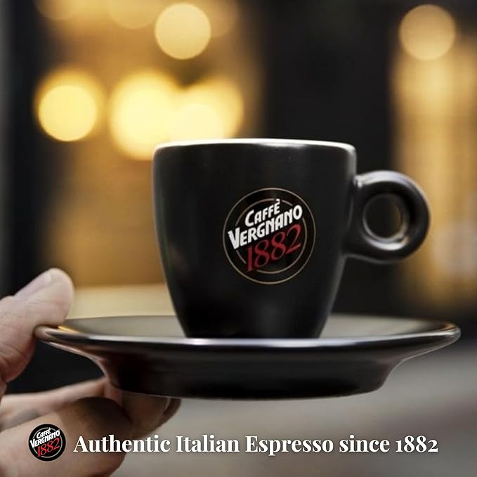 Caffe Vergnano Espresso Beans Antica Bottega Whole Bean Coffee 2.2 lb (Pack of 2) - Italian Medium Roast Arabica, with Chocolate Caramel Notes - For Coffee Maker, French Press Espresso Maker, Moka Pot