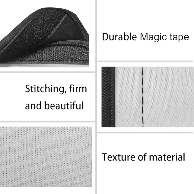 Refrigerator Door Handle Covers Pack of 6, Washable Anti-Skid Protector for Fridge Dishwasher Oven Keep Off Fingerprints Oil Stain Food Spot for Home Kitchen Decoration, Daisy Wood Grain