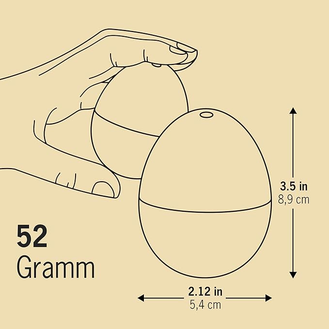 90s BeepEgg – Egg Timer for Boiling Eggs – Musical Egg Cooker for Soft, Medium, Hard Boiled Eggs – Food Safe – Singing Floating Egg Timer – Egg Cooker for 3 Levels of Doneness - Brainstream