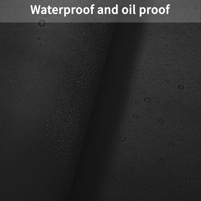 Desk Protector - 26x44 Inch Waterproof Easy to Clean Can Conceal Flaws Protector The Table Top from Scratches Used for Coffee Table (Black+Black 26x44)